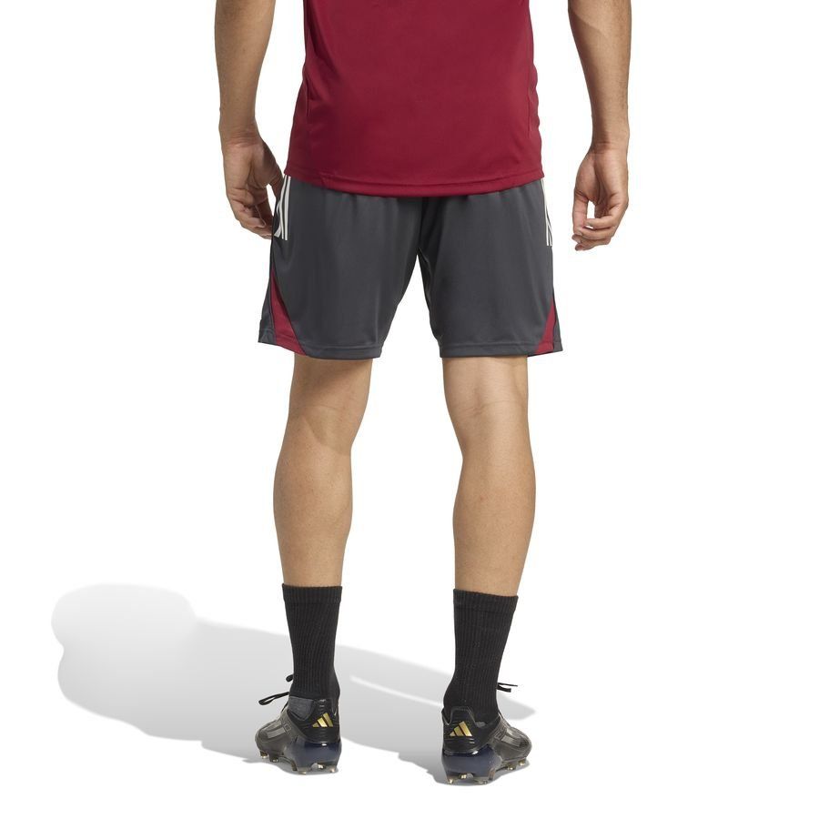 Arsenal Training Shorts Tiro 25 EU - Dark Grey/Collegiate Burgundy - Men's-SoccerKits Hub | Buy Soccer Jerseys Online